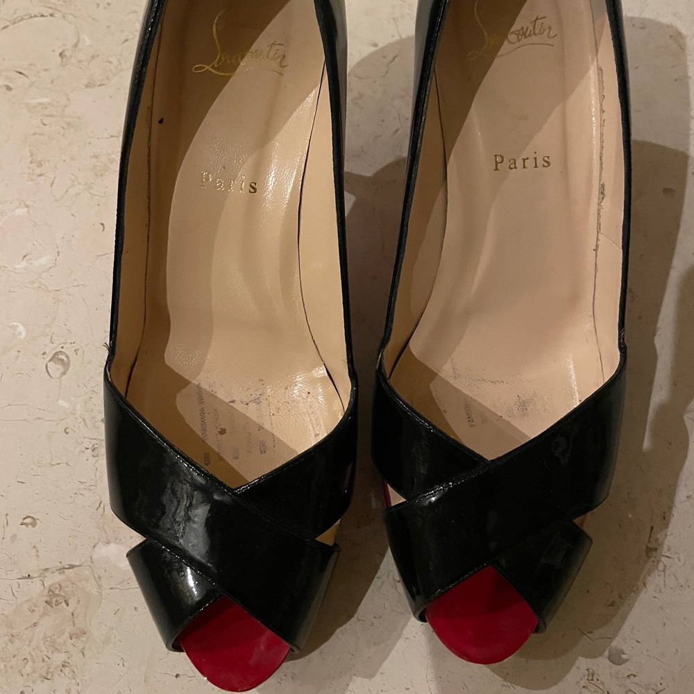 Christian Louboutin Black Shelley Heels